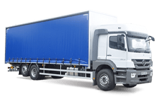 Car Hire Bangor Northern Ireland - 26 Tonne Curtain Side Truck - Truck hire Bangor northern ireland