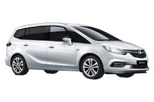 Car Hire Bangor Northern Ireland - Vauxhall Zafira 7-Seater - Minibus hire Bangor northern ireland
